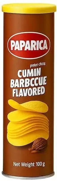 Papas fritas barbecue Paparica x caja