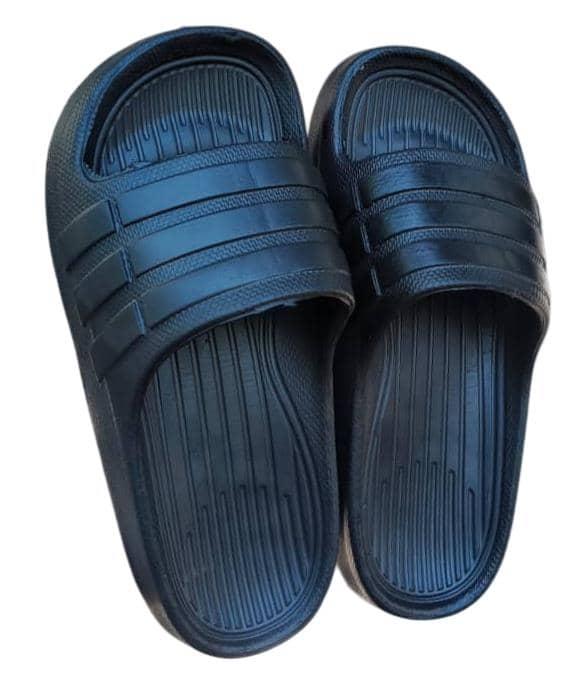 Chancletas negras Adidas x12