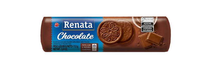 Galleta Renata Chocolate azúcar adicional
