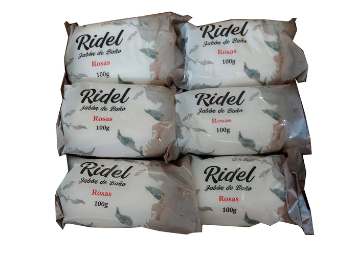 Jabón de baño Ridel rosas x 96