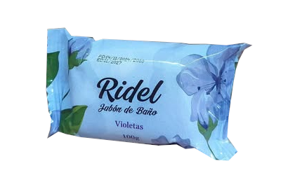 Jabón de baño Ridel violetas x 96