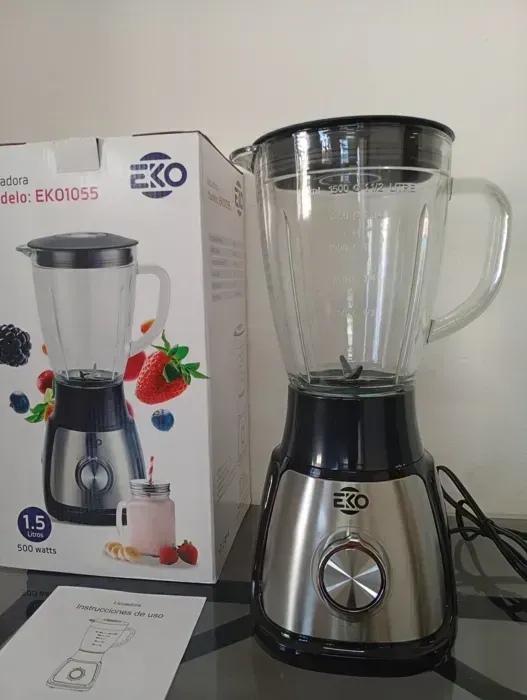 BATIDORA EKO DE CRISTAL, 1.5 LITROS 500 W