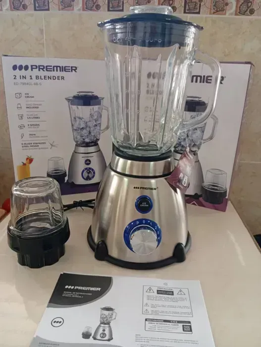 BATIDORA PREMIER DE CRISTAL DE 1.5 LITROS