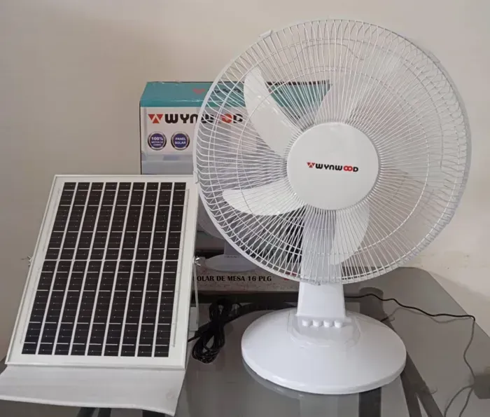 VENTILADOR RECARGABLE DE MESA DE 16 PULGADAS WYNWOOD