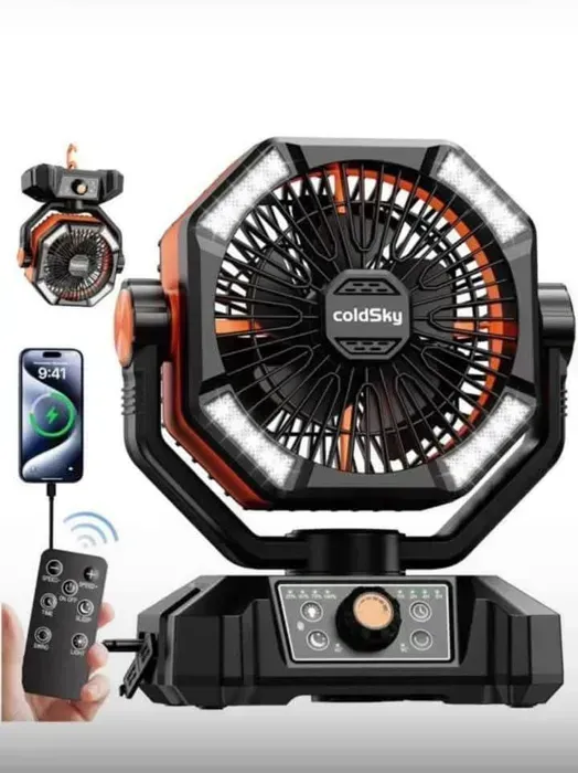VENTILADOR RECARGABLE COLDSKY 20000 MAH DE BATERÍA