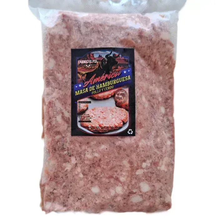 Masa mixta para hamburguesa (cerdo y pollo)